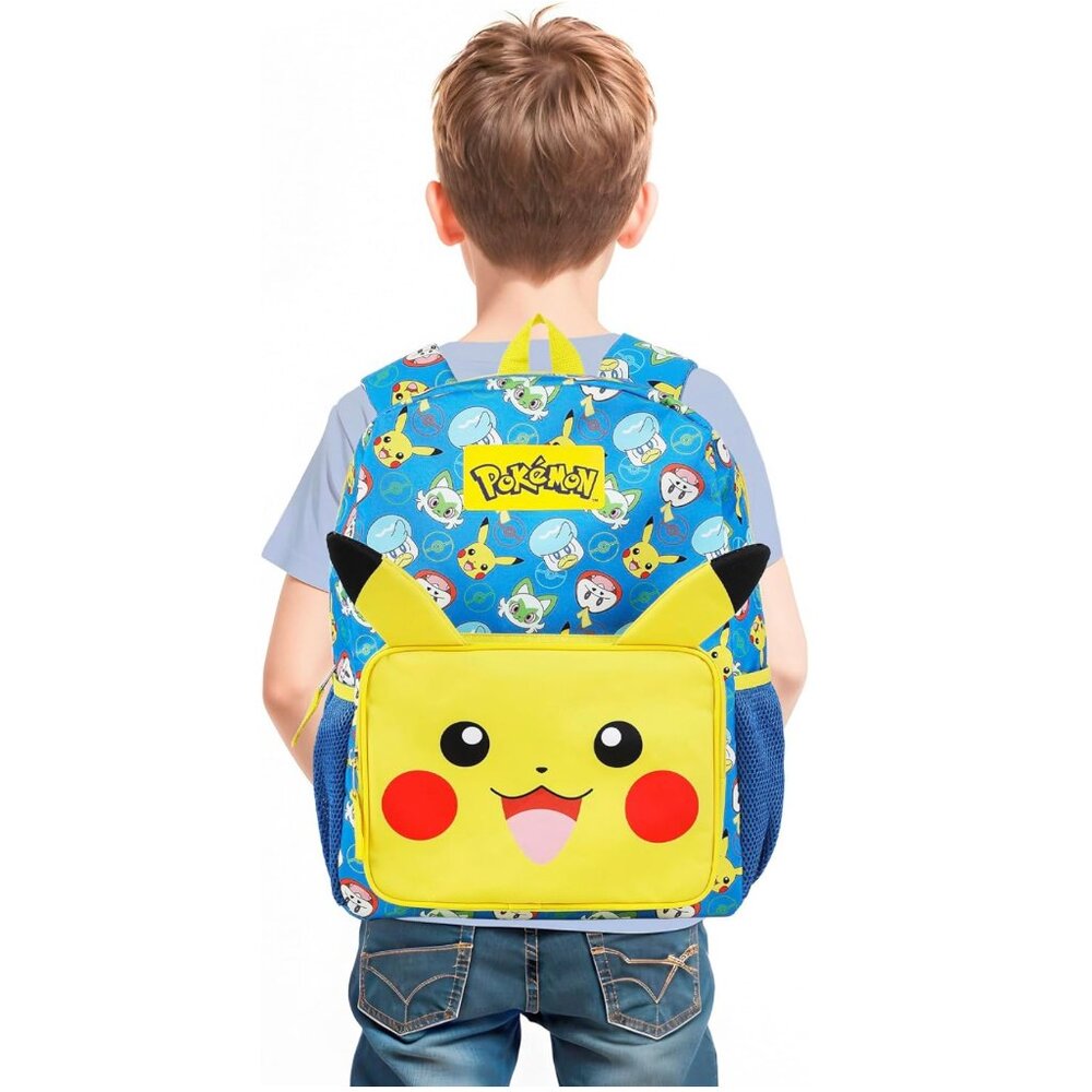 Pokemon Pikachu Kids Backpack and Utility Case Set - Picture 5 of 6
